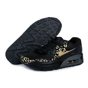 Air Max 90 Womens New Shoes Black Gold Closeout